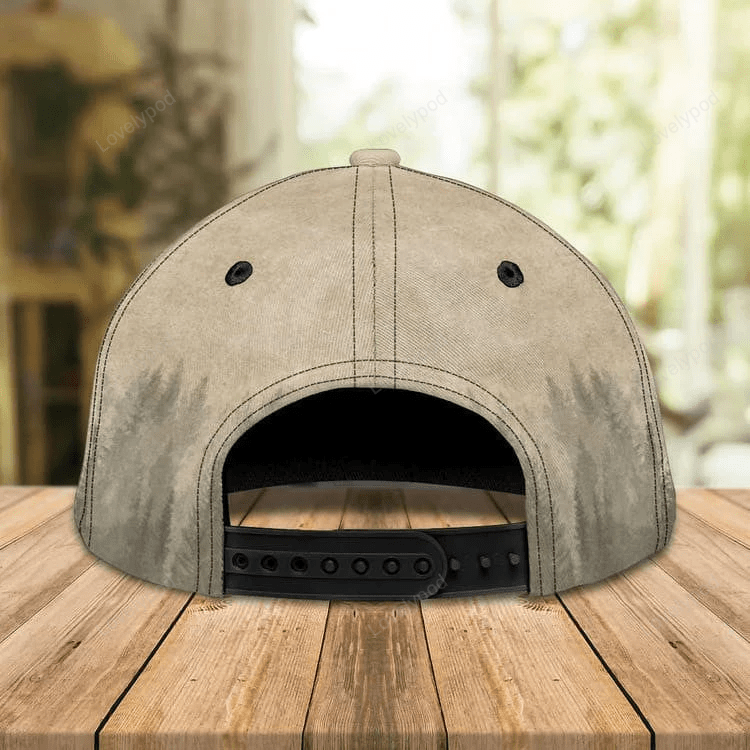 Customized Hiking Man 3D Classic Cap, Hiking Hat for Boyfriend - The Nature has music for Who listen Cap Trucker Hats Custom Hats Gifts For Men & Women