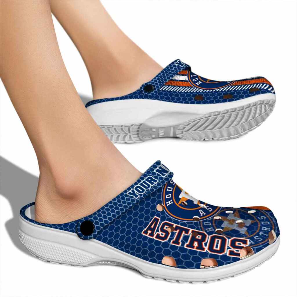 Customized Houston Astros Contrasting Stripes ClogTVC1801146 - Image 2
