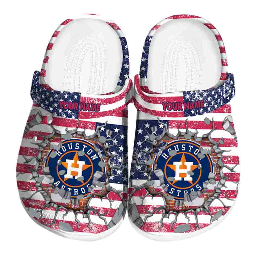 Customized Houston Astros Freedom Splinter ClogTVC1801146