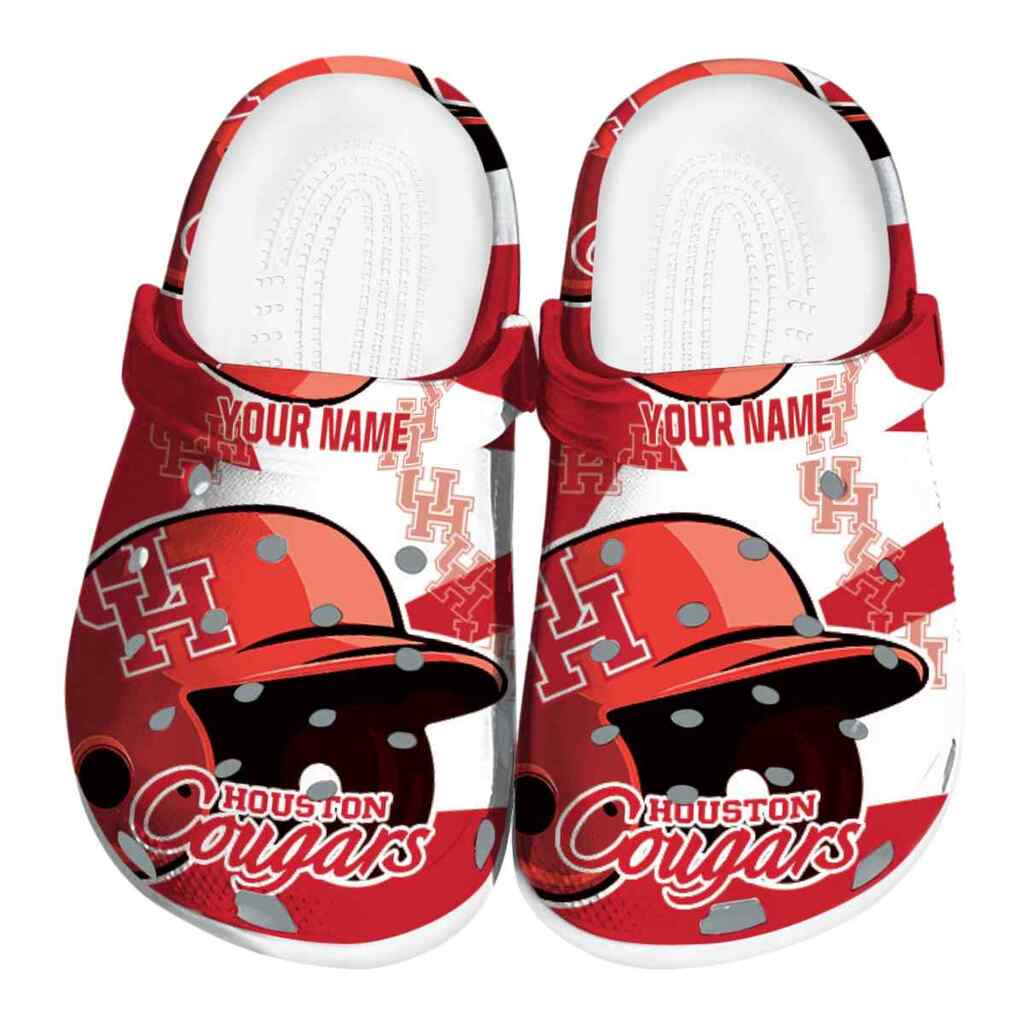Customized Houston Cougars Baseball Helmet ClogTVC1801817