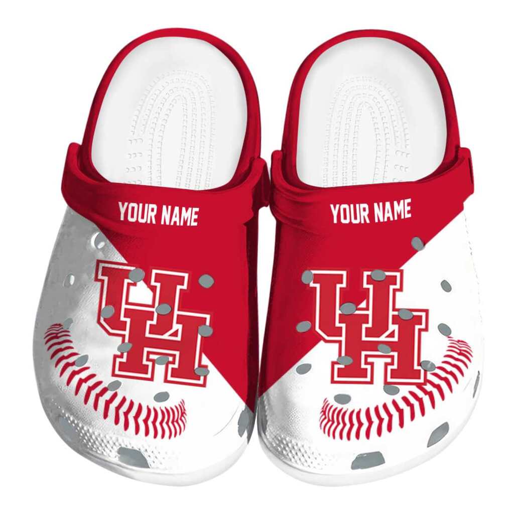 Customized Houston Cougars Baseball Motif ClogTVC1801785