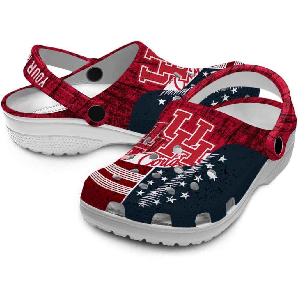 Customized Houston Cougars Star-Spangled Side Pattern ClogTVC1801721 - Image 3