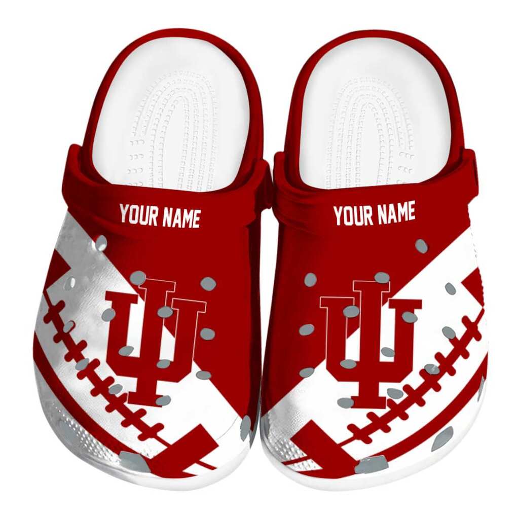 Customized Indiana Hoosiers Football Motif ClogTVC1801787