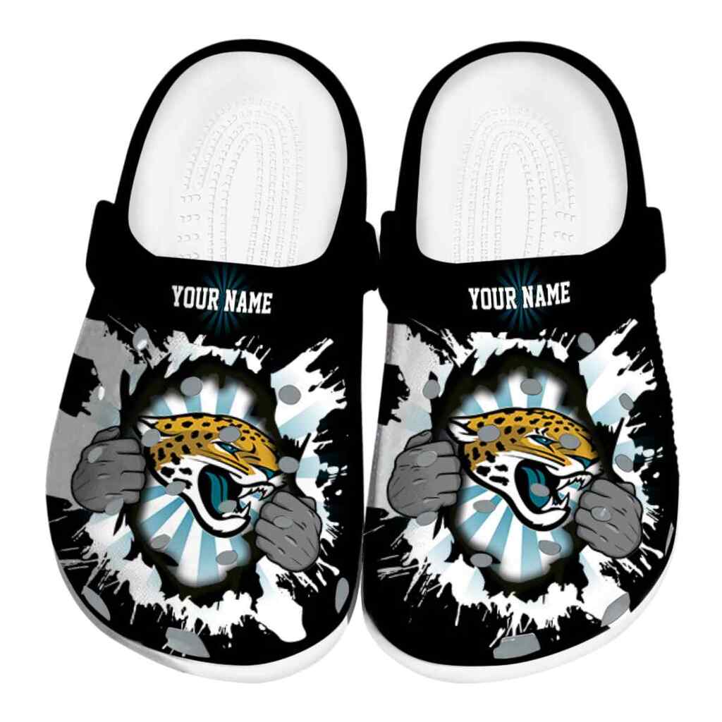 Customized Jacksonville Jaguars Gripping Hand ClogTVC1801184