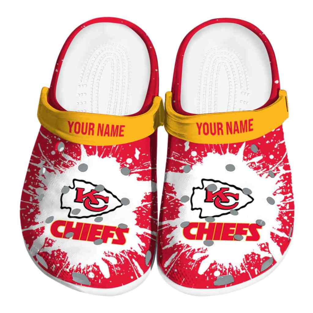 Customized Kansas City Chiefs Splash Art ClogTVC1801140
