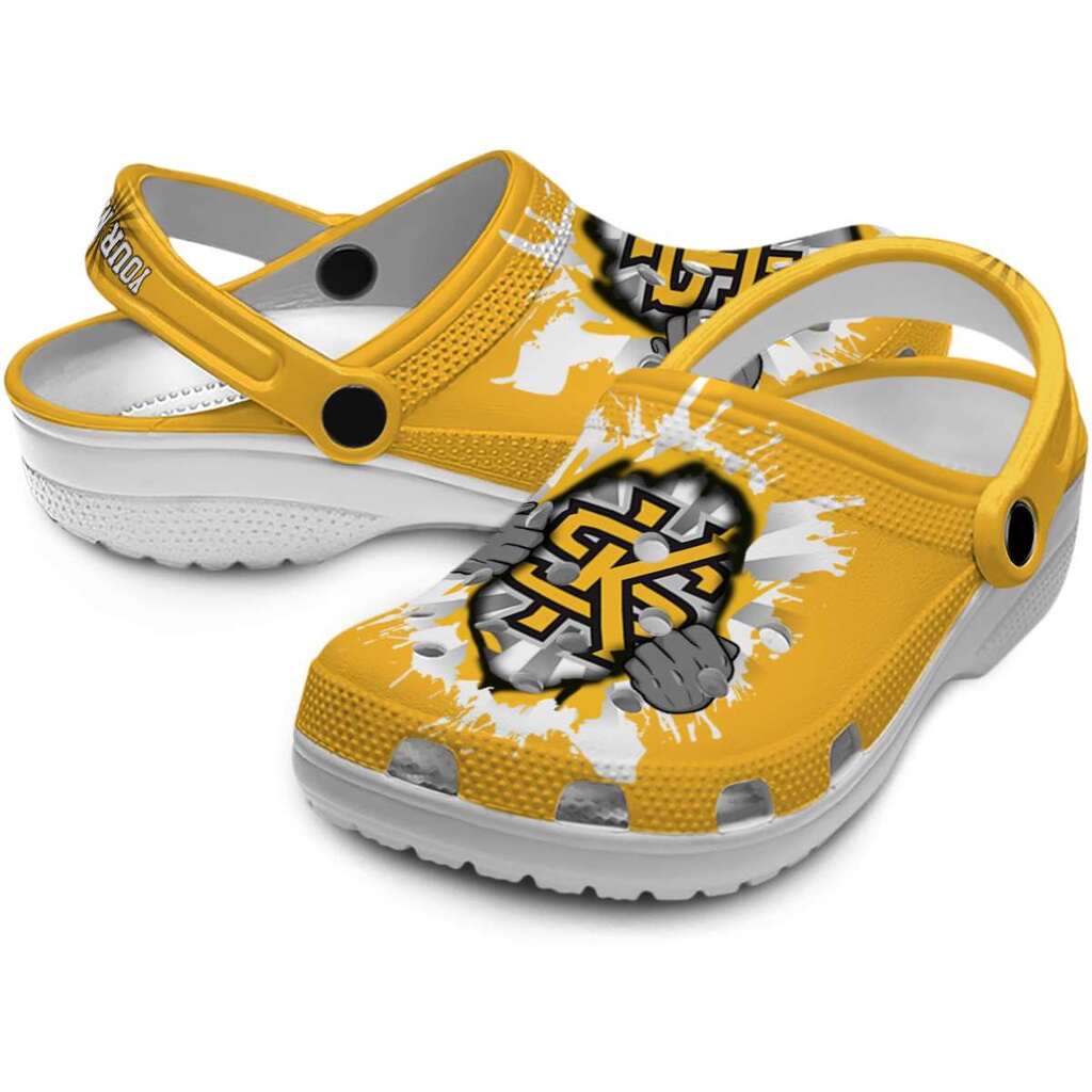Customized Kennesaw State Owls Gripping Hand ClogTVC1801790 - Image 3