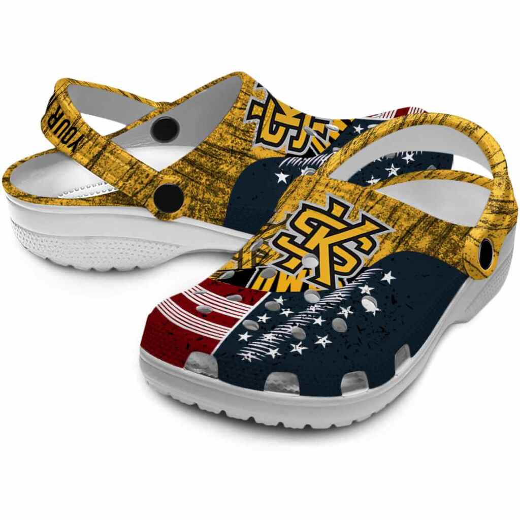 Customized Kennesaw State Owls Star-Spangled Side Pattern ClogTVC1801725 - Image 3