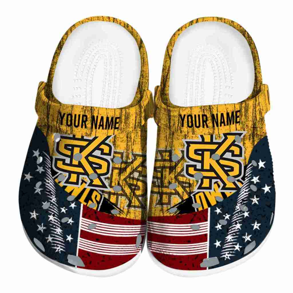 Customized Kennesaw State Owls Star-Spangled Side Pattern ClogTVC1801725