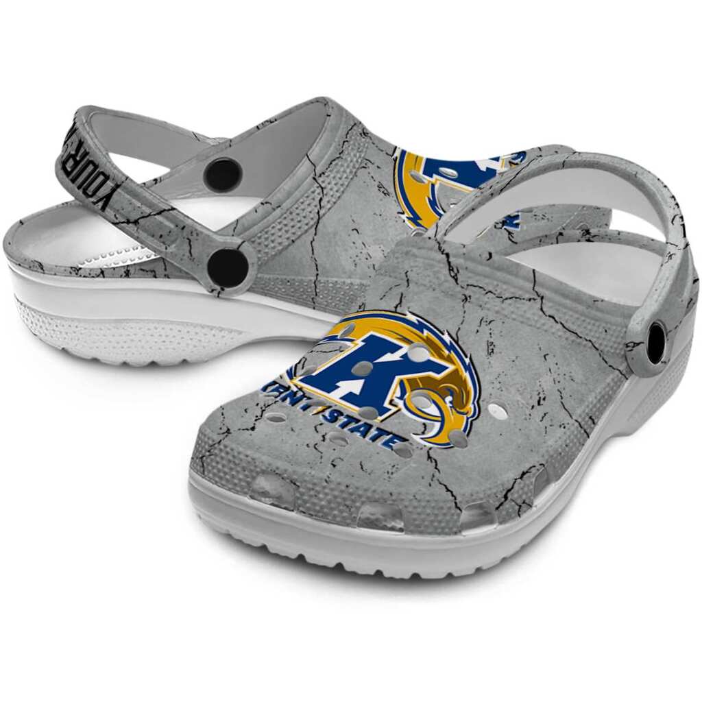 Customized Kent State Golden Flashes Cracked Texture ClogTVC1801784 - Image 3