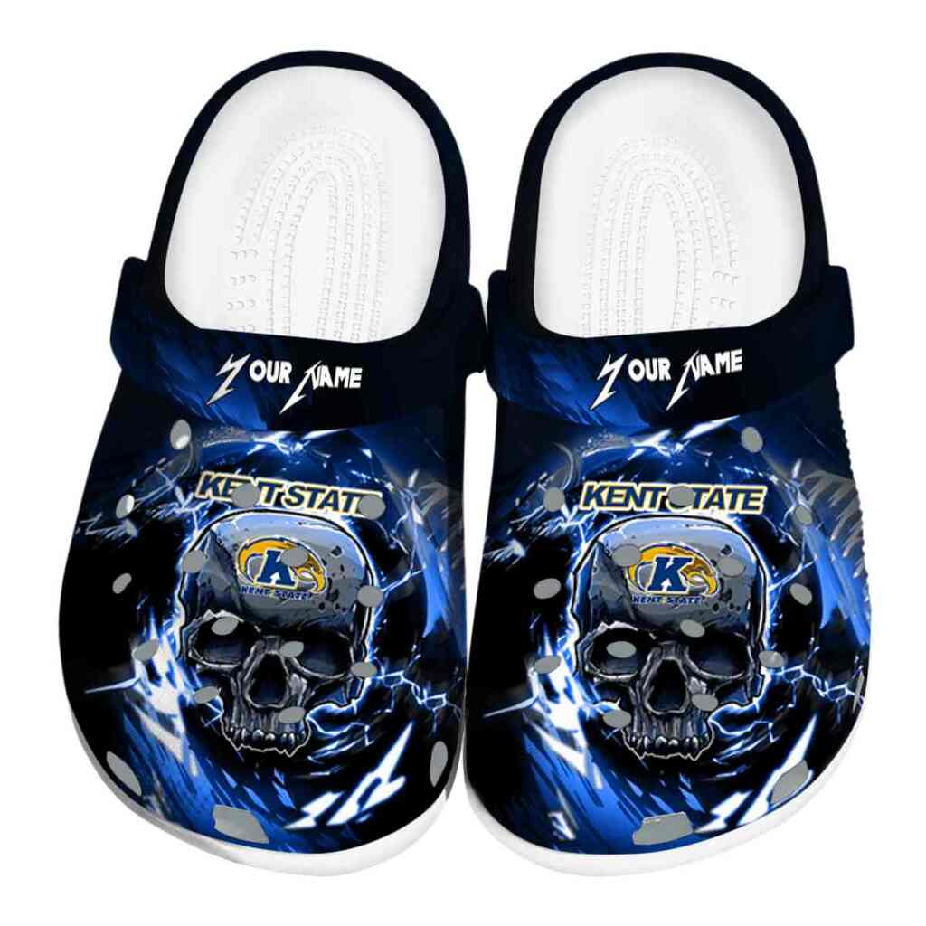 Customized Kent State Golden Flashes Gothic Skull ClogTVC1801818