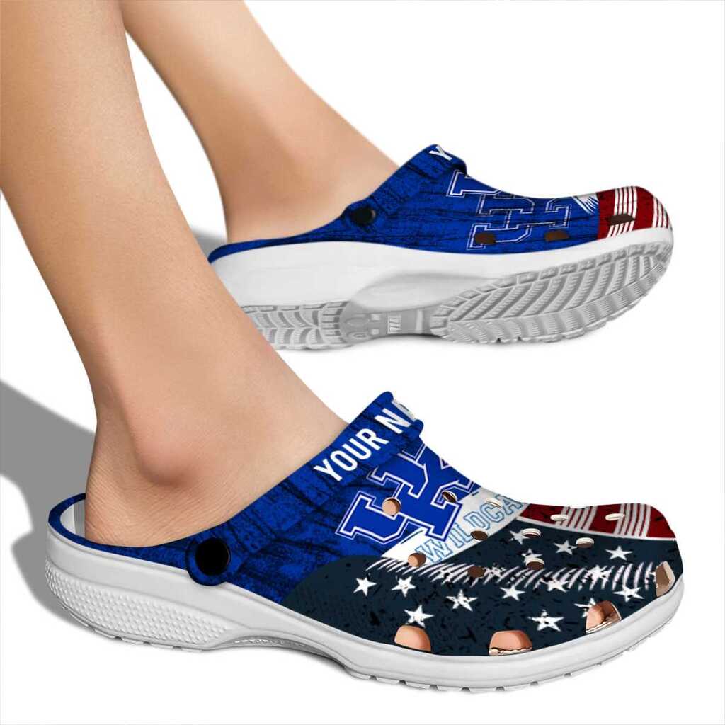 Customized Kentucky Wildcats Star-Spangled Side Pattern ClogTVC180126 - Image 2