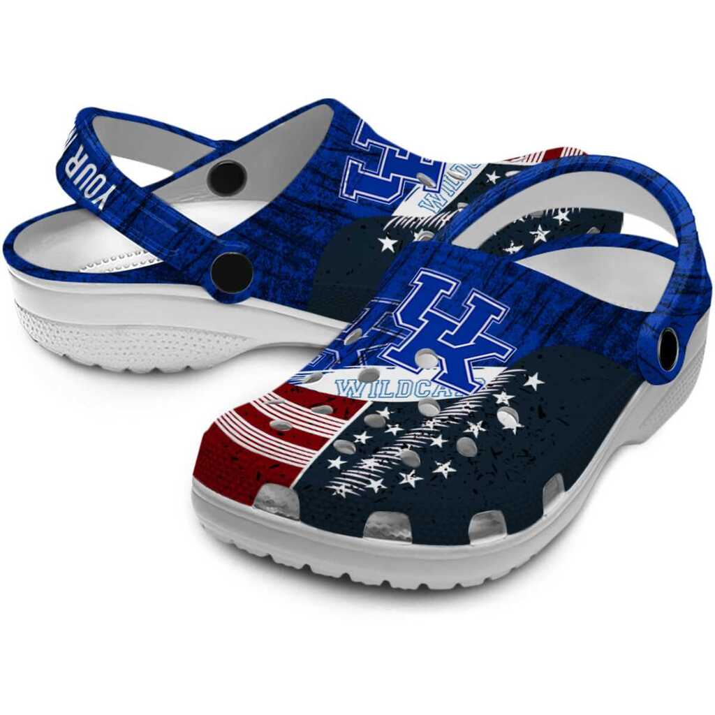 Customized Kentucky Wildcats Star-Spangled Side Pattern ClogTVC180126 - Image 3