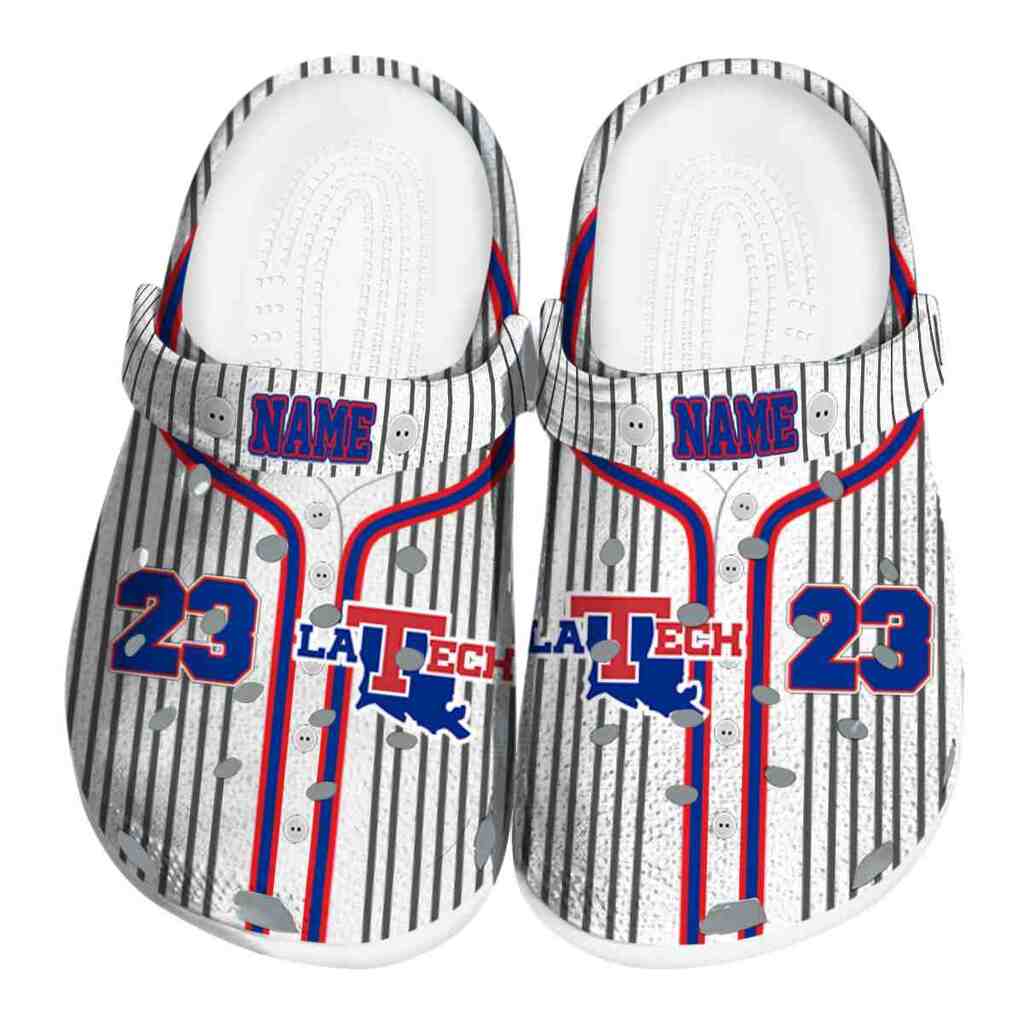 Customized LA Tech Pinstripe Pattern ClogTVC1801712