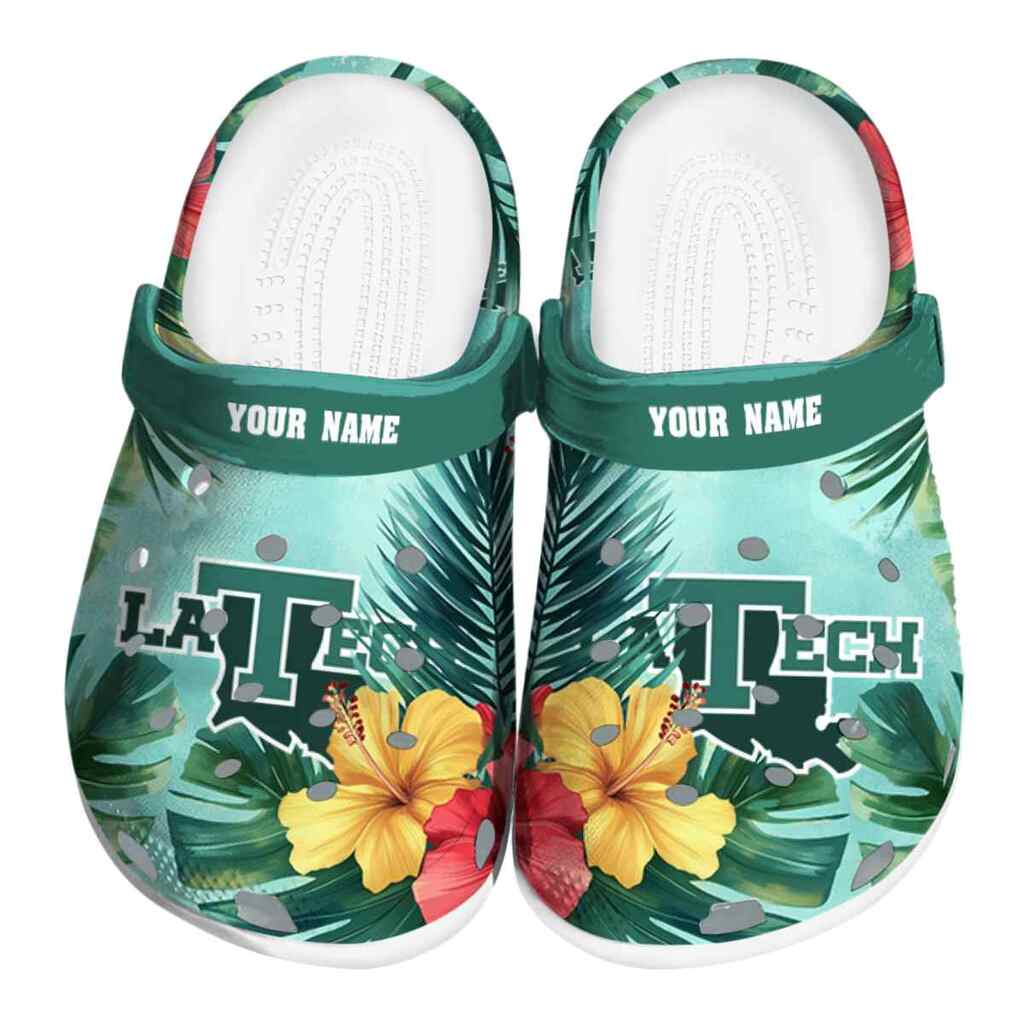 Customized LA Tech Tropical Vibes ClogTVC1801698