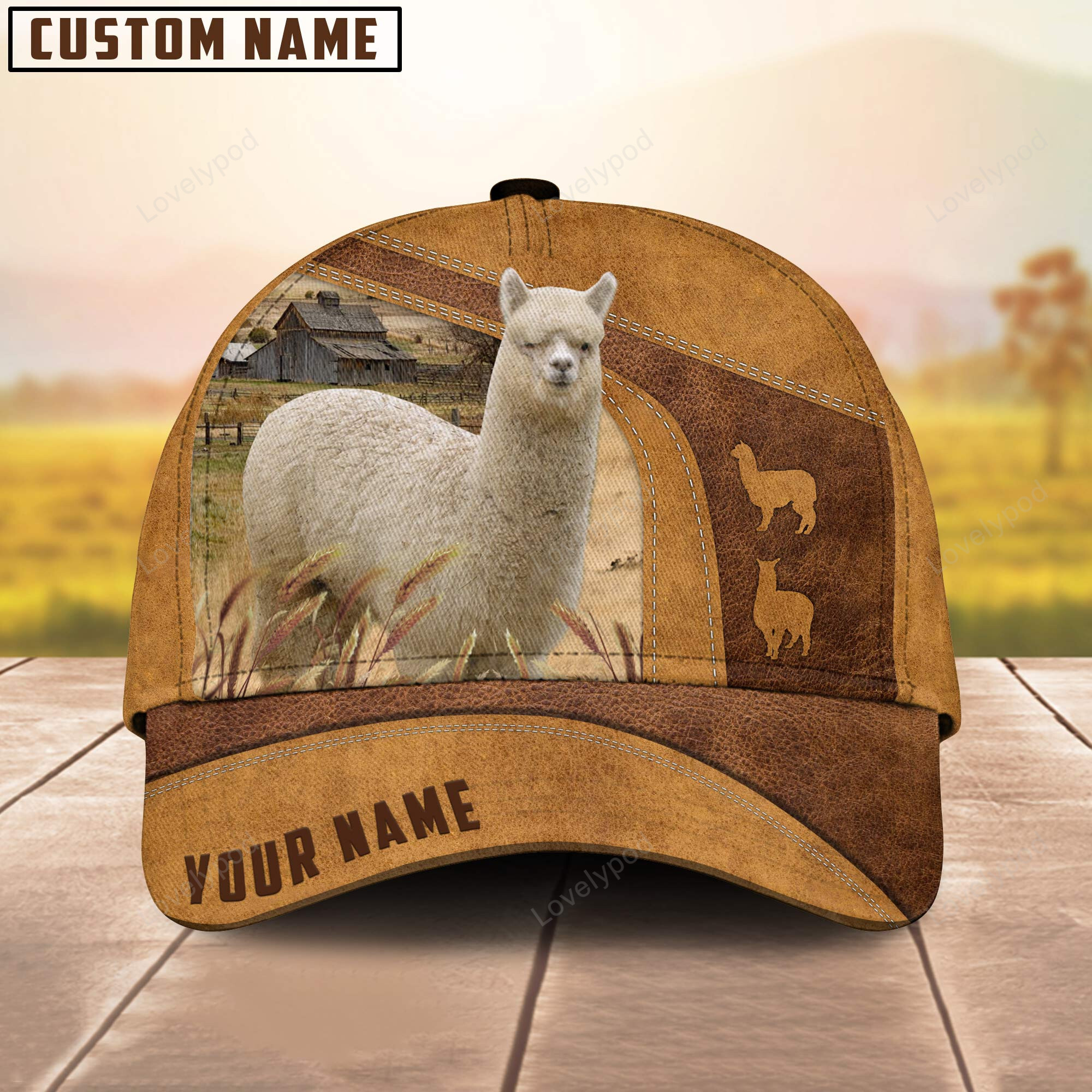 Customized Lhama Cap , Lhama Hat, Farm Baseball Hat, Cap Hat For Farmer Farm Lover Trucker Hats Custom Hats Gifts For Men & Women