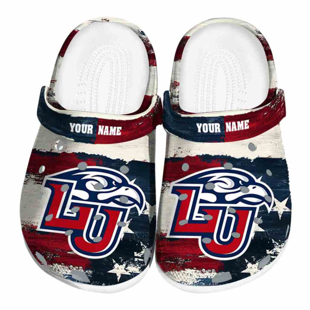 Customized Liberty Flames Patriotic Stripes ClogTVC1801698
