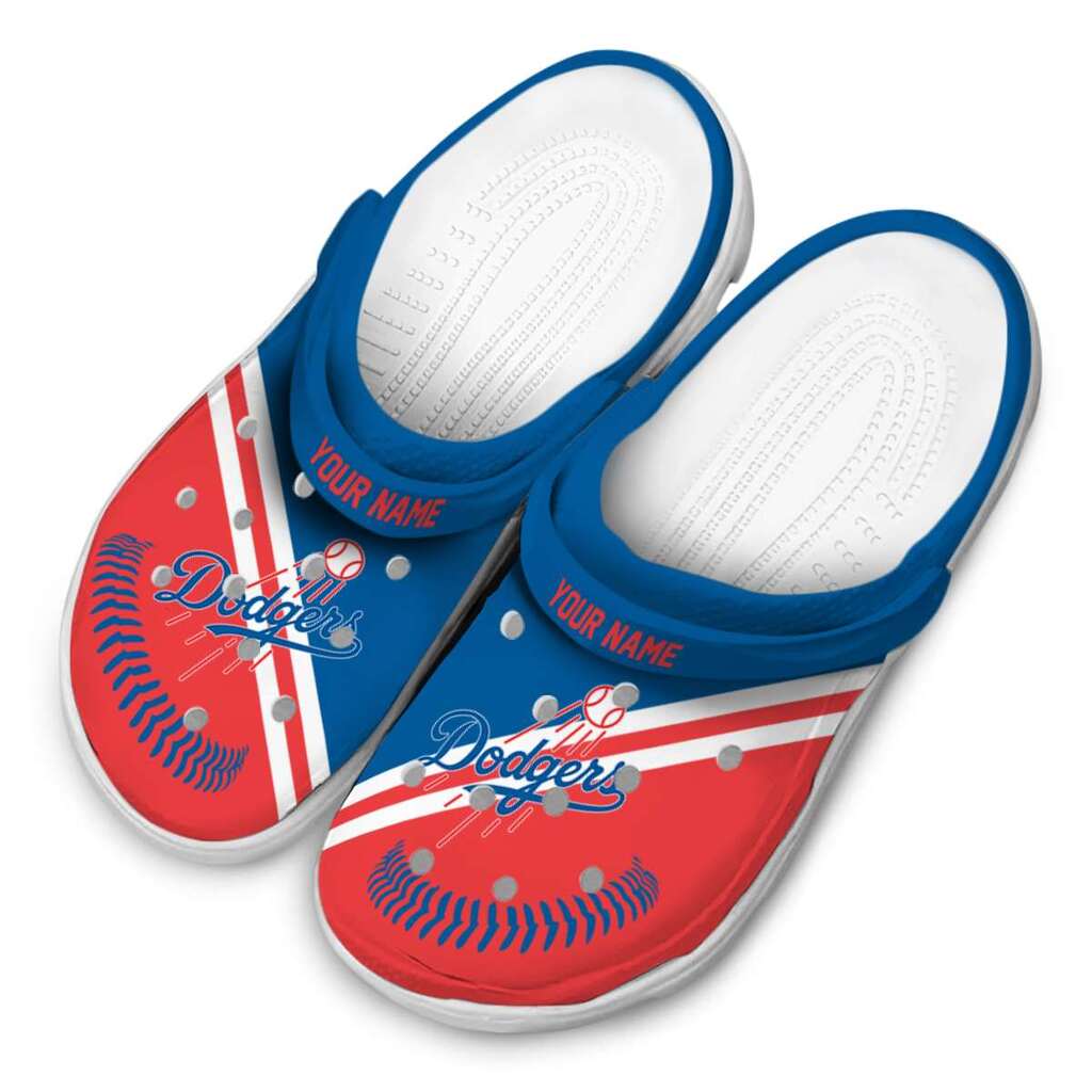 Customized Los Angeles Dodgers Baseball Motif ClogTVC1801157 - Image 4