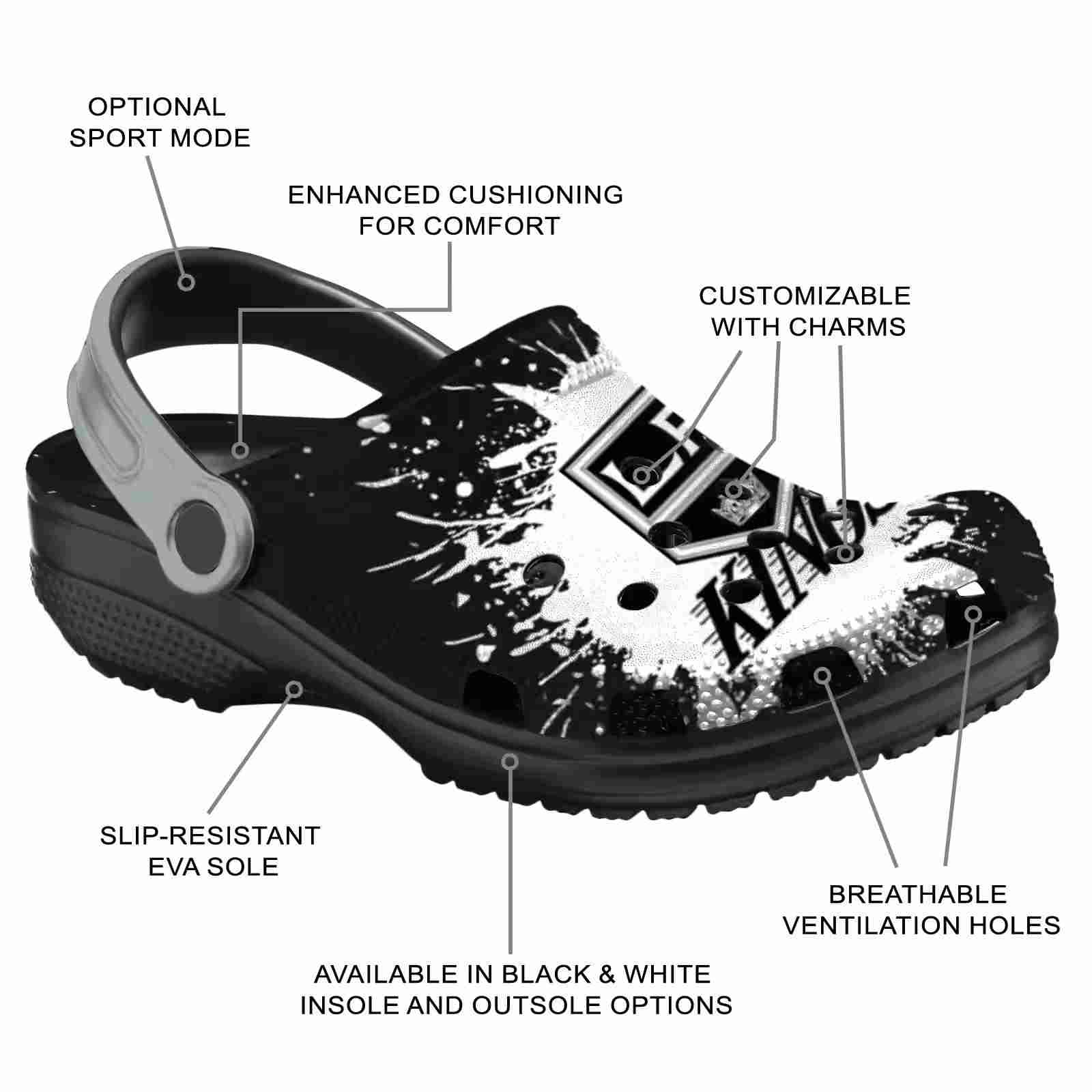 Customized Los Angeles Kings Splash Art ClogTVC1801878 - Image 5