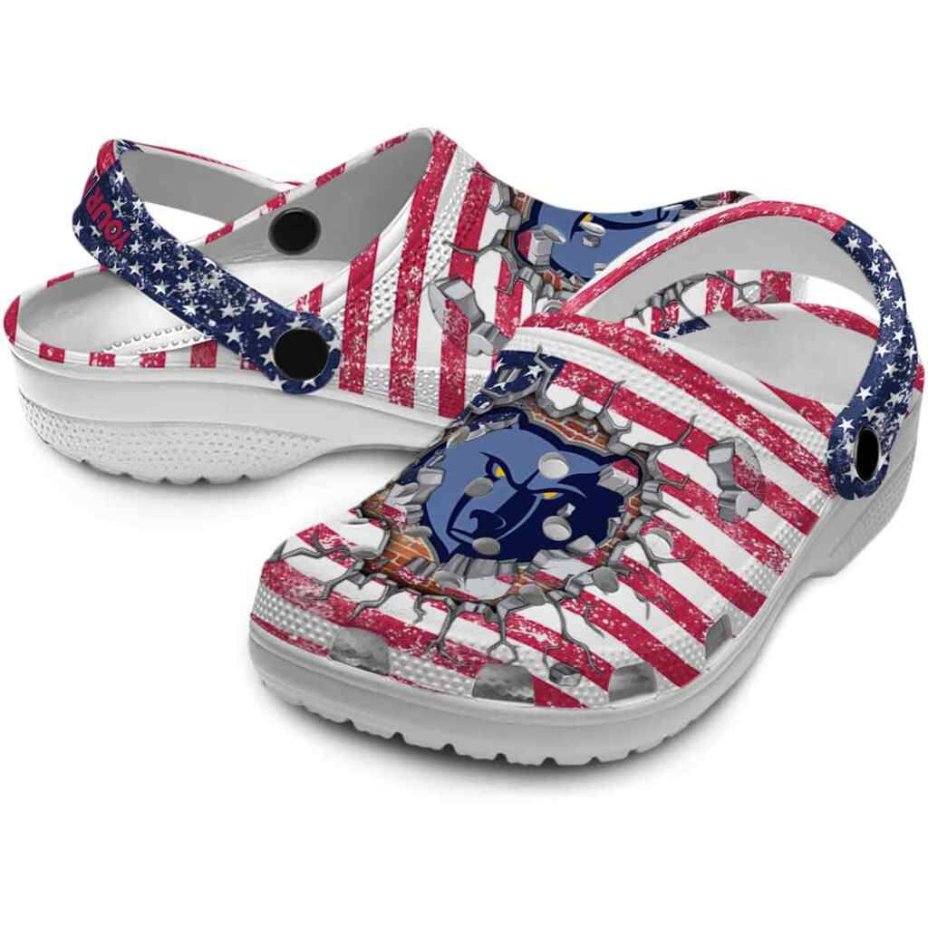 Customized Memphis Grizzlies Freedom Splinter ClogTVC1801708 - Image 3