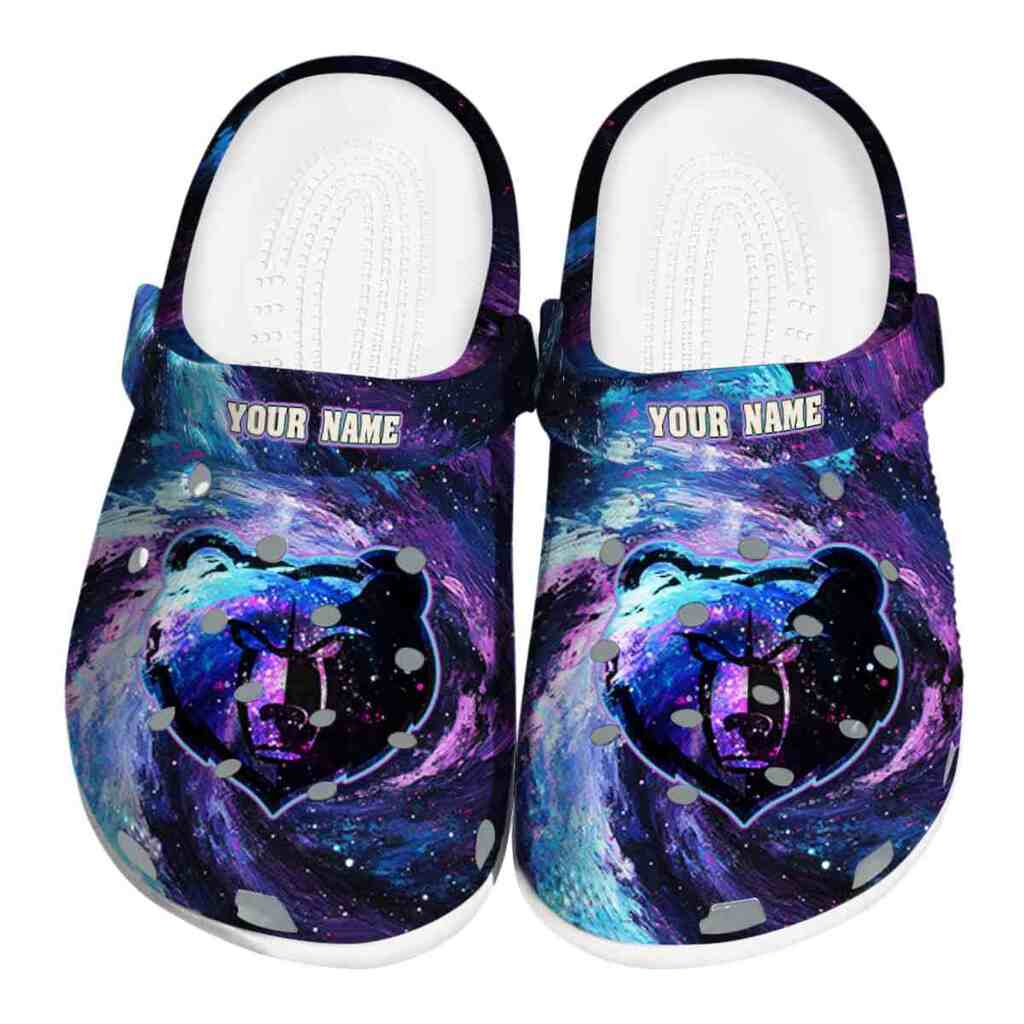 Customized Memphis Grizzlies Galaxy Swirl ClogTVC1801708