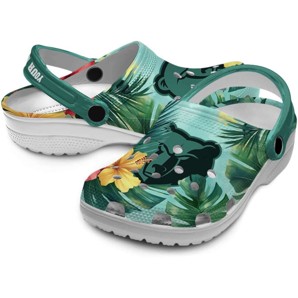 Customized Memphis Grizzlies Tropical Vibes ClogTVC1801707 - Image 3