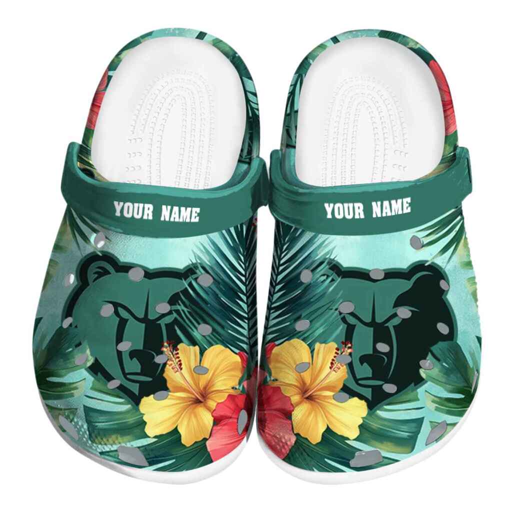 Customized Memphis Grizzlies Tropical Vibes ClogTVC1801707
