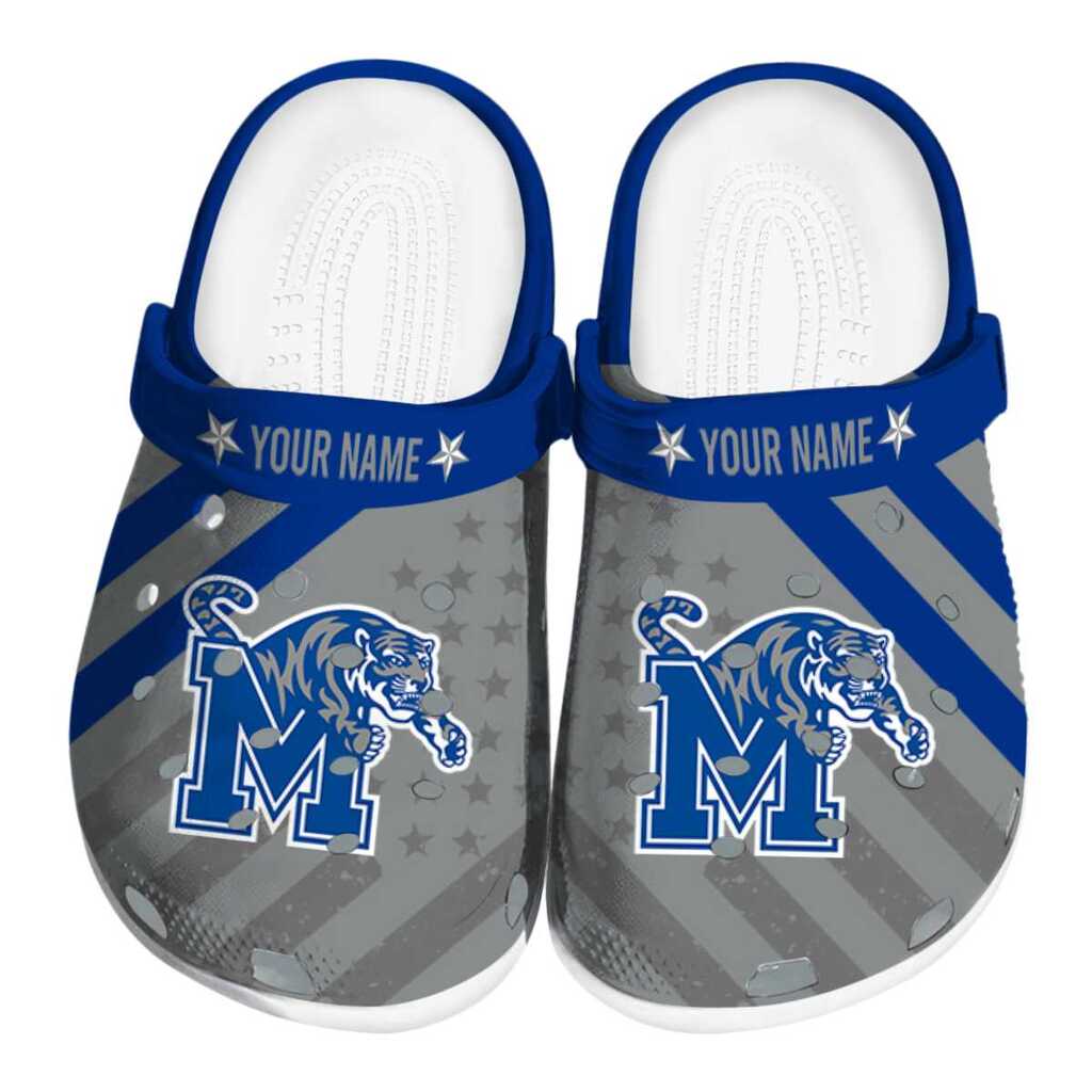 Customized Memphis Tigers Star-Spangled Graphic ClogTVC180129