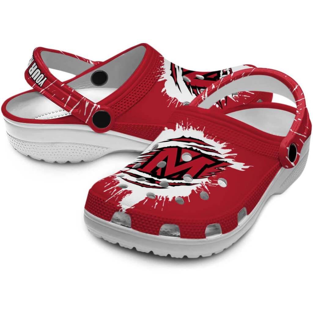 Customized Miami RedHawks Splash Motif Background ClogTVC1801724 - Image 3
