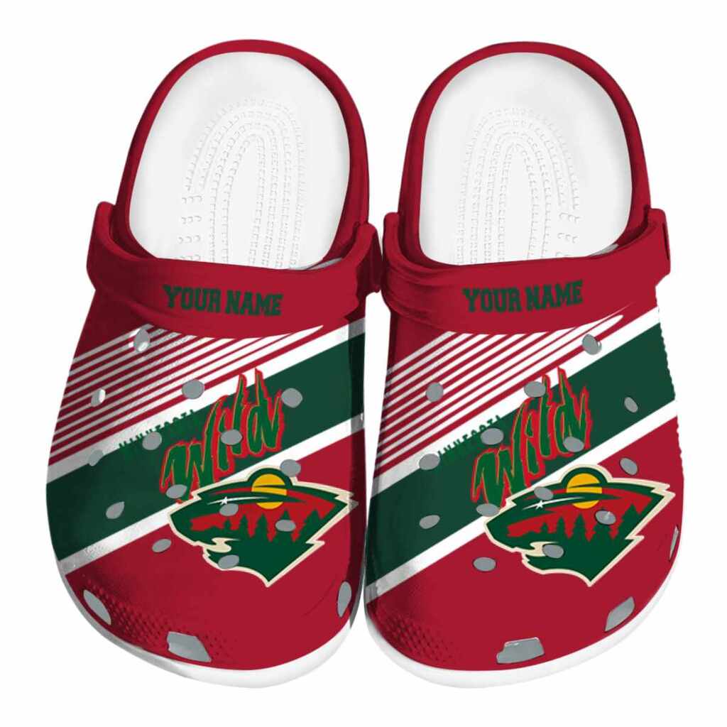 Customized Minnesota Wild Vibrant Dual-Tone ClogTVC1801879