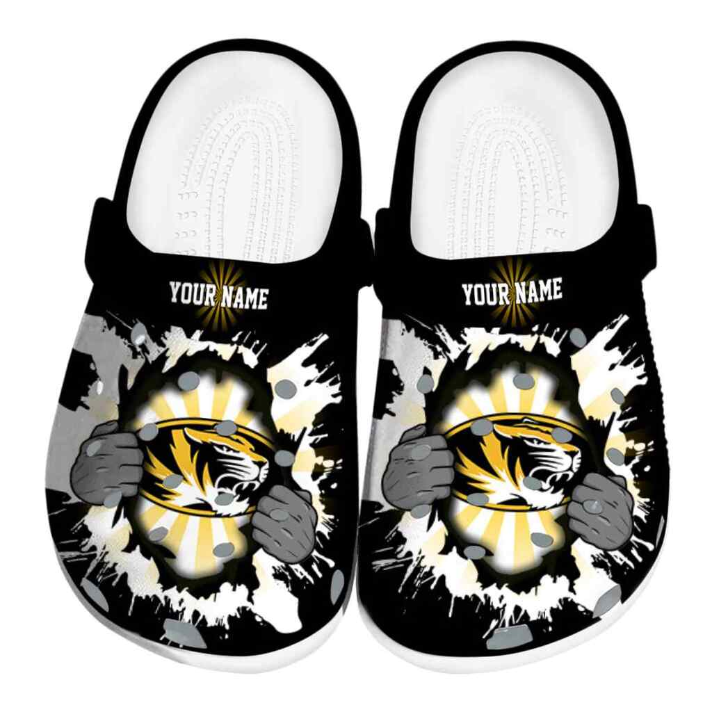 Customized Missouri Tigers Gripping Hand ClogTVC1801789