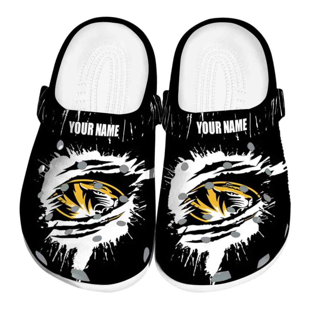 Customized Missouri Tigers Splash Motif Background ClogTVC1801723