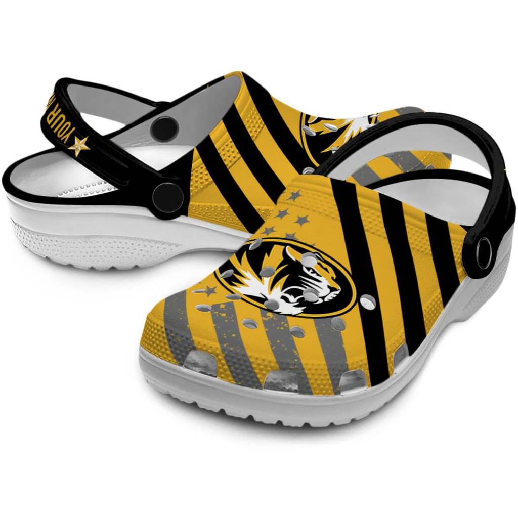 Customized Missouri Tigers Star-Spangled Graphic ClogTVC1801820 - Image 3