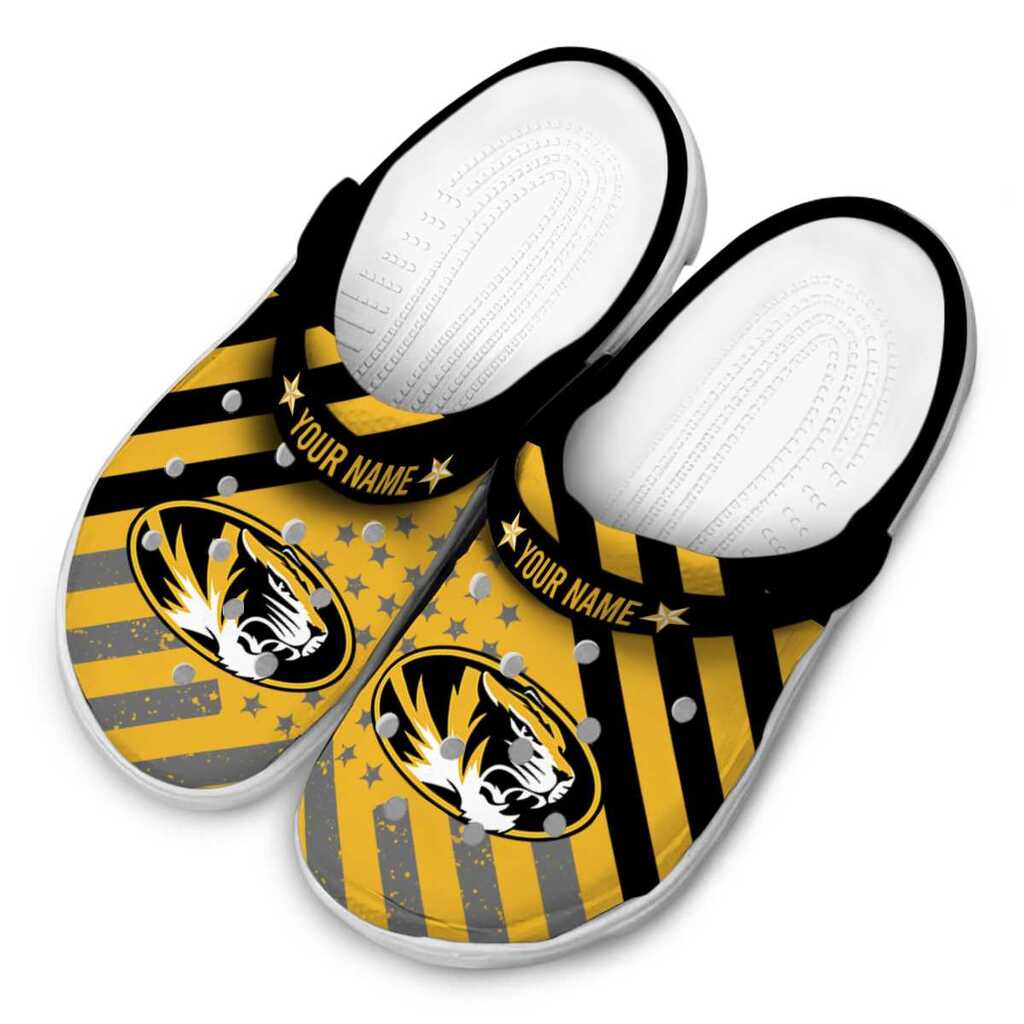 Customized Missouri Tigers Star-Spangled Graphic ClogTVC1801820 - Image 4
