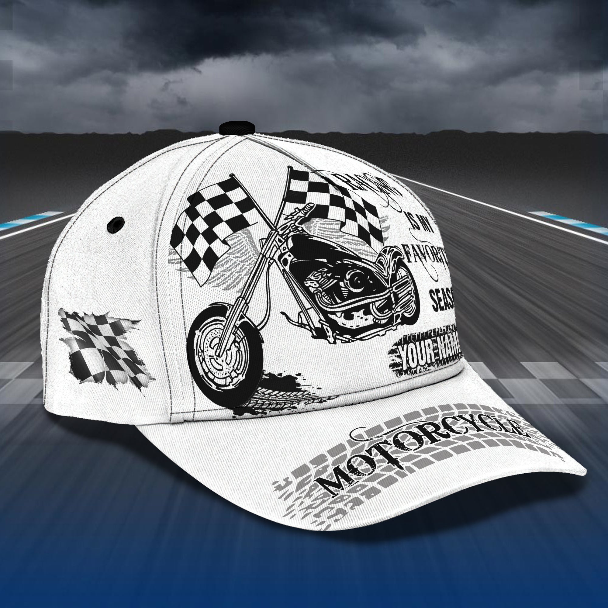Customized Motorcycle Racing 3D Baseball Cap Hat, Motorcycle Racing Cap Hat For Men And Women, Racing Cap Trucker Hats Custom Hats Gifts For Men & Women