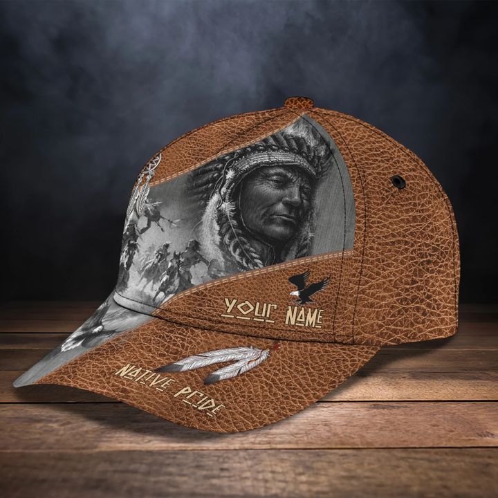 Customized Name Native American Classic Cap Trucker Hats Custom Hats Gifts For Men & Women