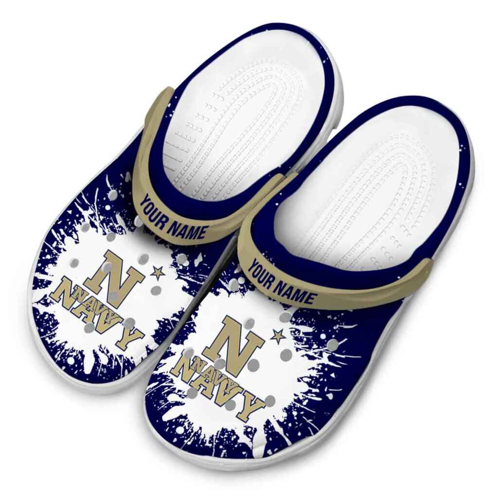 Customized Navy Midshipmen Splash Art ClogTVC1801710 - Image 4