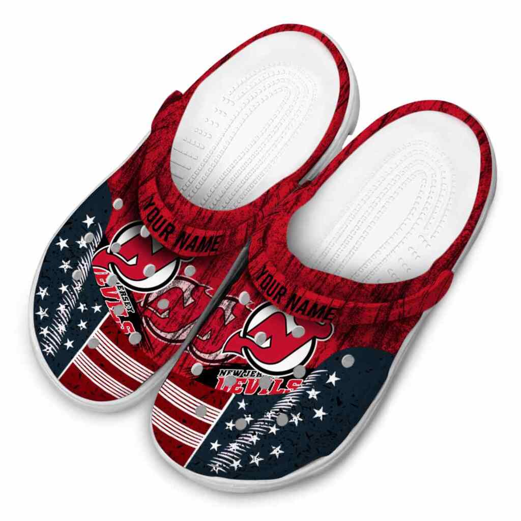 Customized New Jersey Devils Star-Spangled Side Pattern ClogTVC1801854 - Image 4