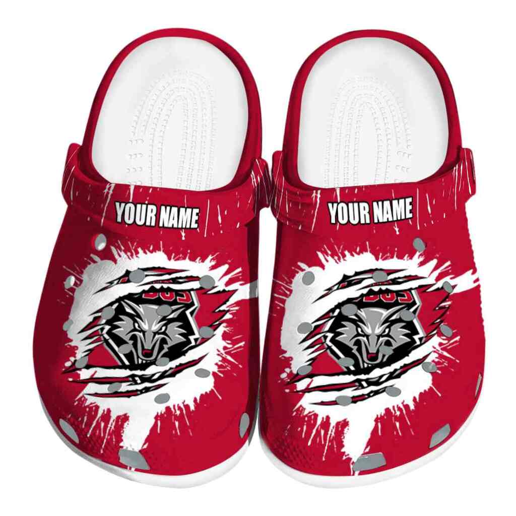 Customized New Mexico Lobos Splash Motif Background ClogTVC1801724