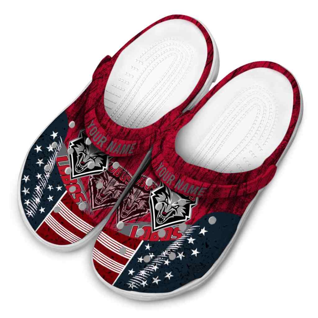 Customized New Mexico Lobos Star-Spangled Side Pattern ClogTVC1801724 - Image 4