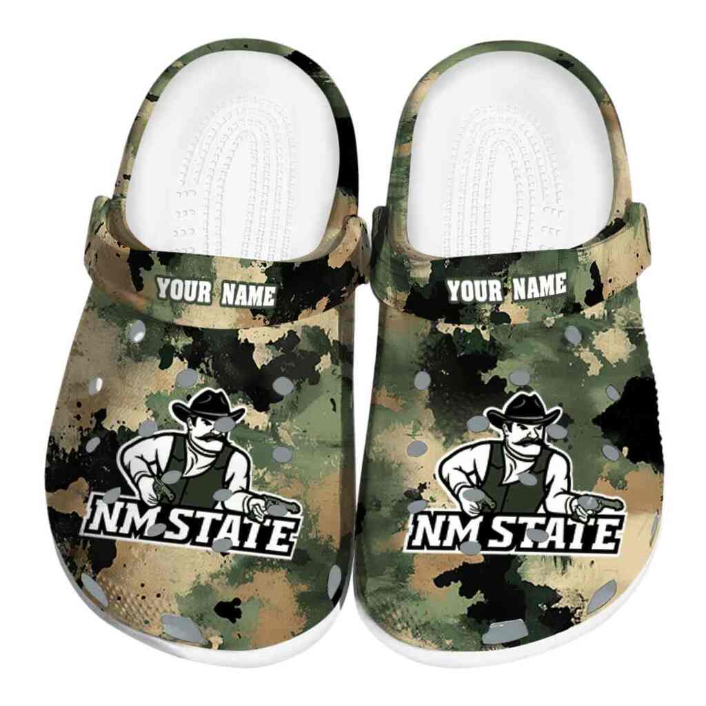 Customized New Mexico State Aggies Camouflage Craze ClogTVC1801697