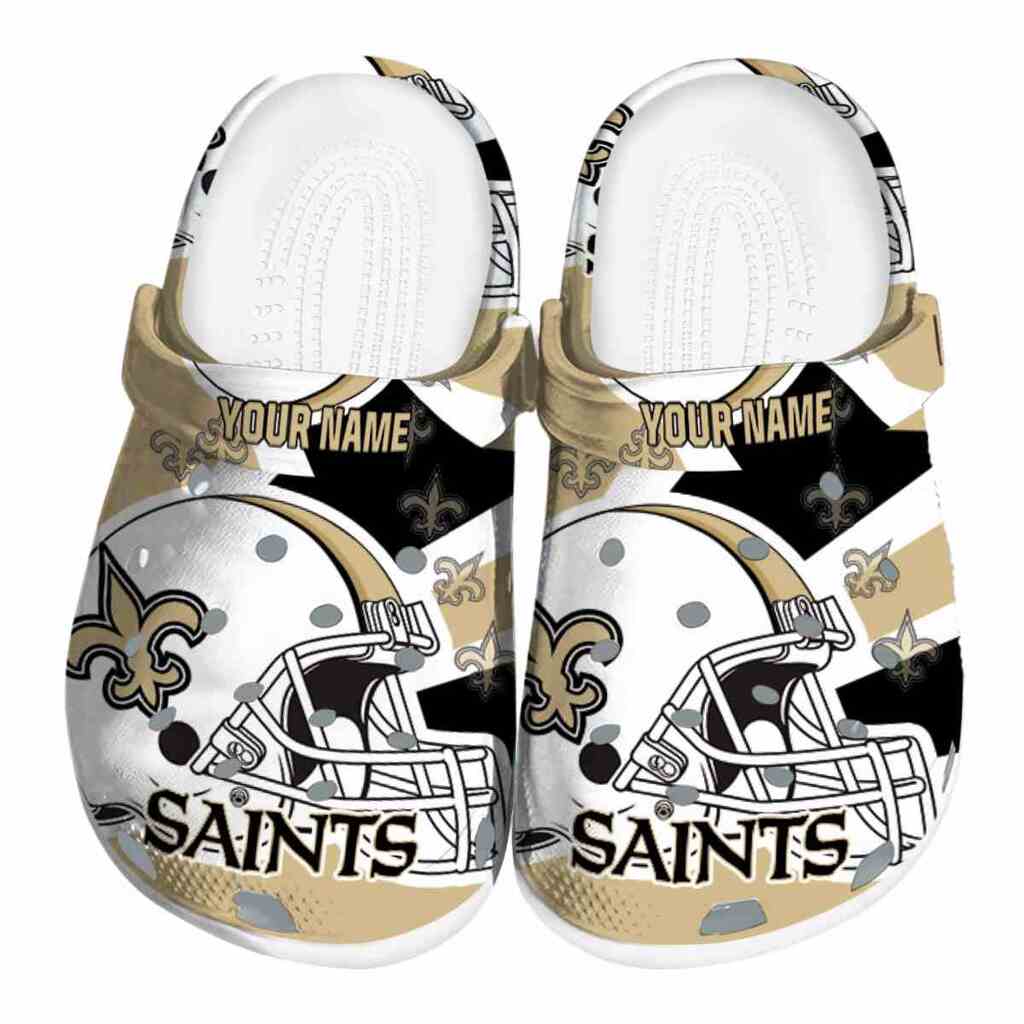 Customized New Orleans Saints Football Helmet ClogTVC180146