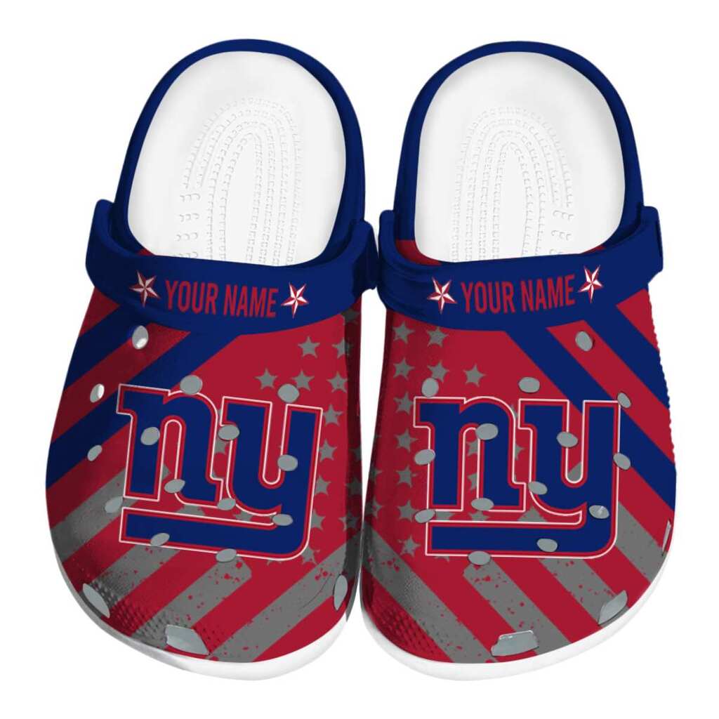 Customized New York Giants Star-Spangled Graphic ClogTVC180149