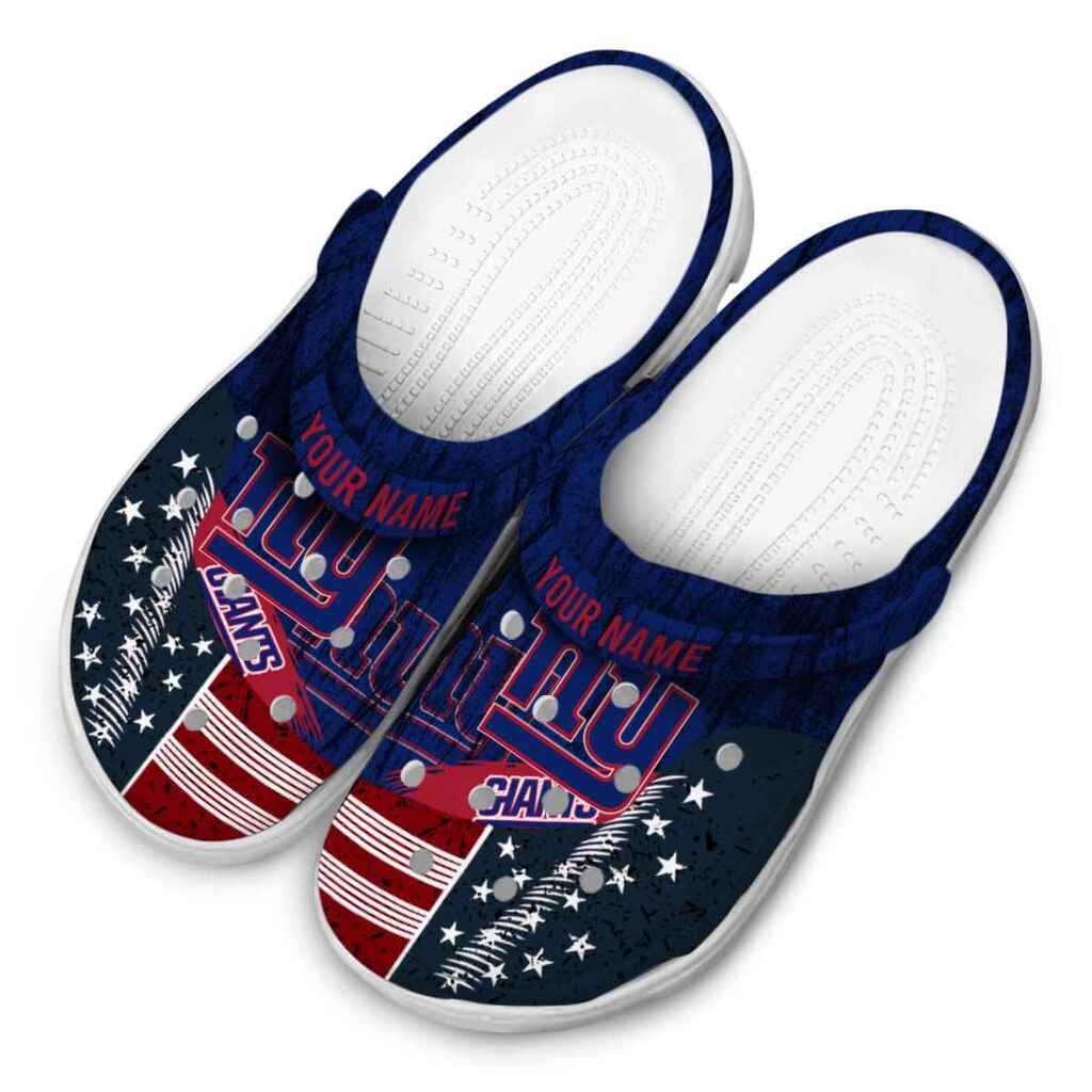 Customized New York Giants Star-Spangled Side Pattern ClogTVC180148 - Image 4