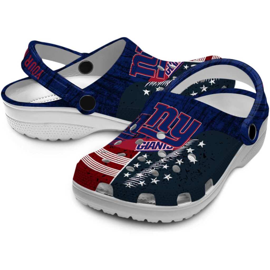 Customized New York Giants Star-Spangled Side Pattern ClogTVC180148 - Image 3