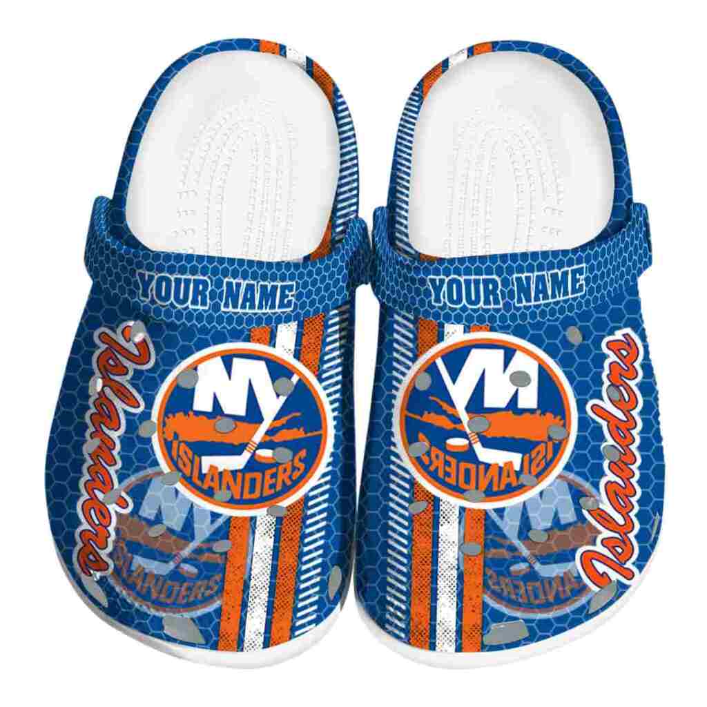 Customized New York Islanders Contrasting Stripes ClogTVC1801885