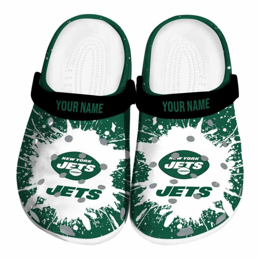 Customized New York Jets Splash Art ClogTVC180152