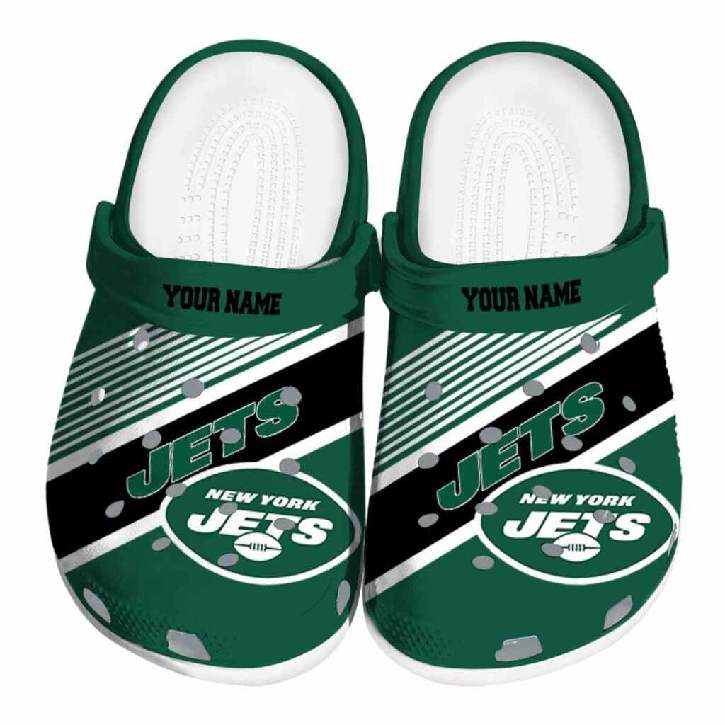 Customized New York Jets Vibrant Dual-Tone ClogTVC180152