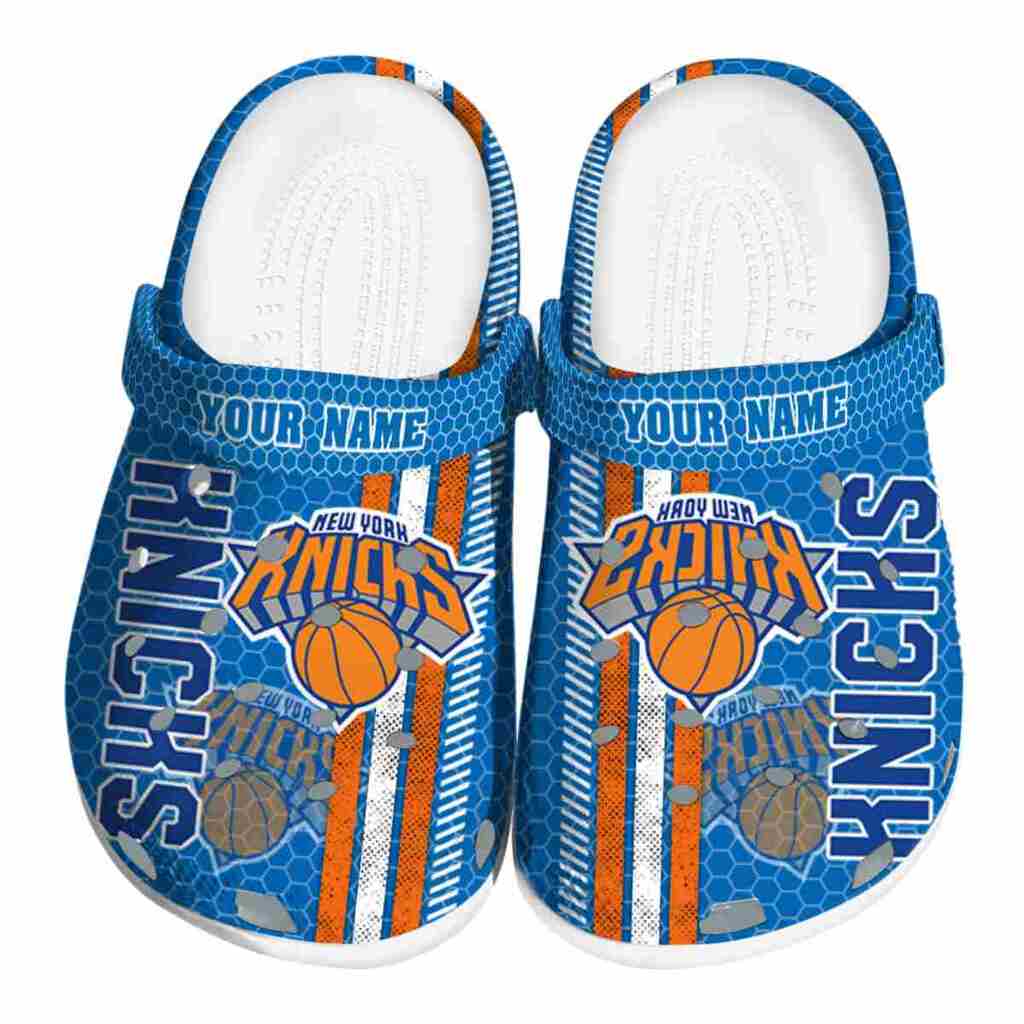 Customized New York Knicks Contrasting Stripes ClogTVC1801920