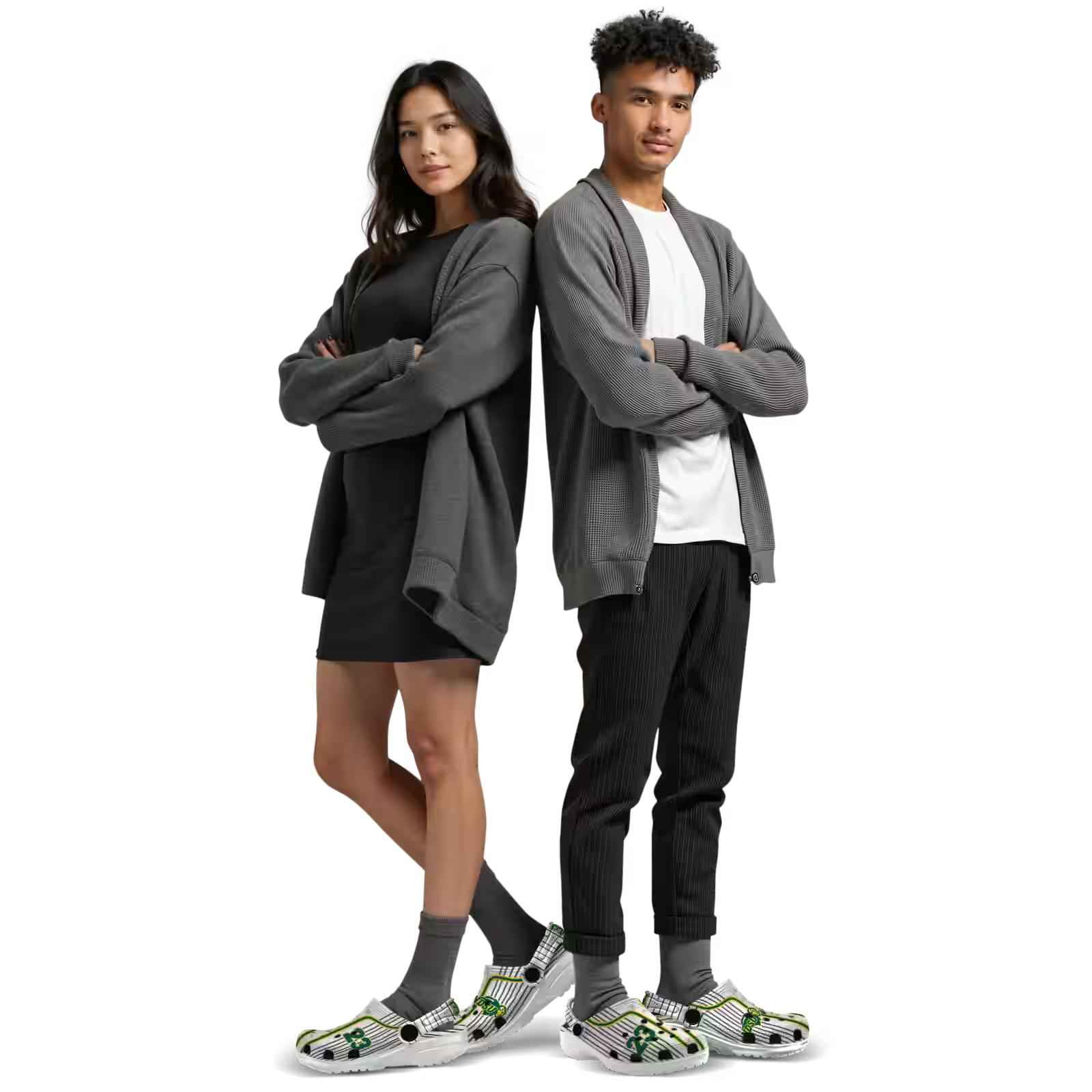 Customized North Dakota State Bison Pinstripe Pattern ClogTVC1801711 - Image 7