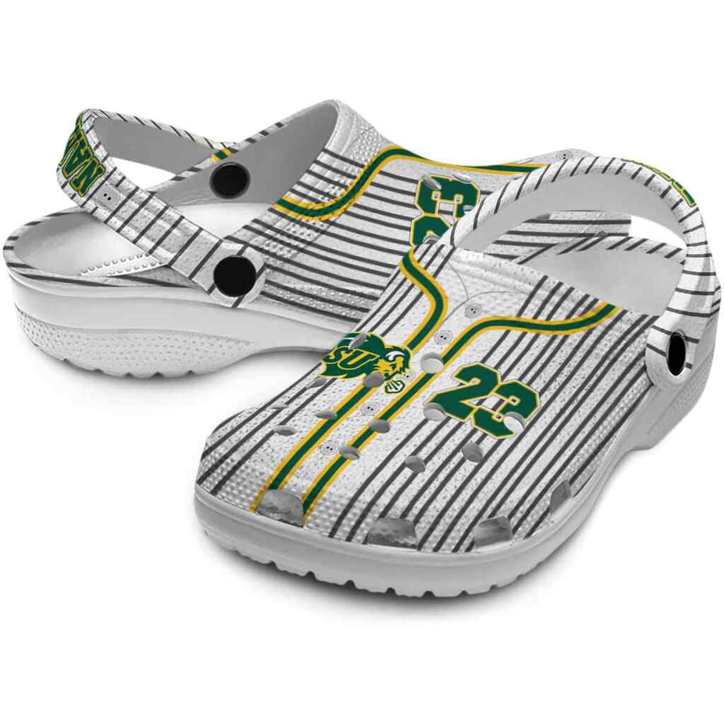 Customized North Dakota State Bison Pinstripe Pattern ClogTVC1801711 - Image 3